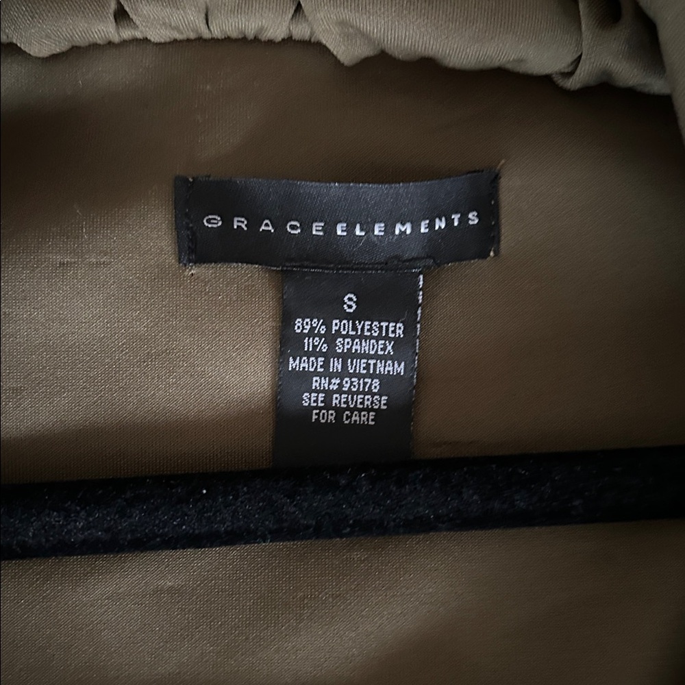 Grace Elements Olive Utility Jacket - image 3
